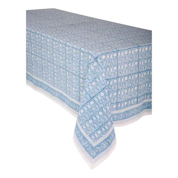 Jasmine Tablecloth 70" x 108" Blue Table Cloth Amanda Lindroth 