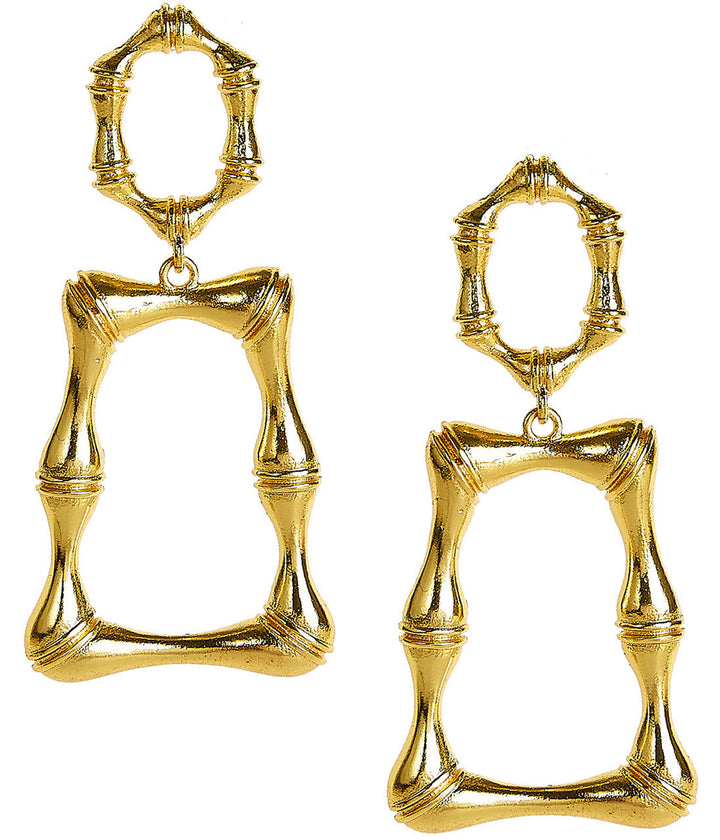 Jordan Bamboo Drop Earrings Earrings Lisi Lerch 