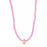 Kids 14" Pink Seed Bead Necklace with Unicorn Necklace Jane Marie 