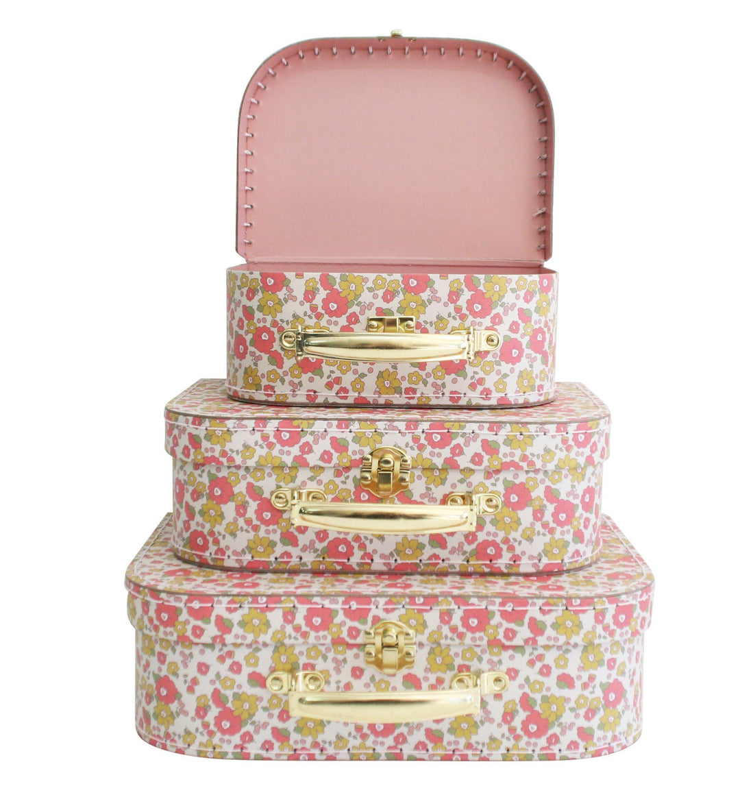 Kids Carry Case - Chloe Print Toy Boxes Alimrose 