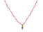 Kids Multi Pink With Pearl Accents Beaded With Pink Enamel Ballet Slipper Necklace Necklace Jane Marie 