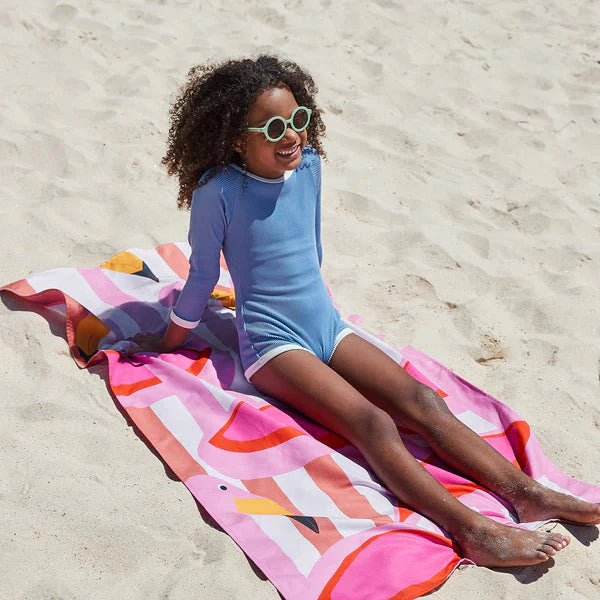 Sand Free Beach Towel I Reversible & Oversized I Flamingos – Cana Capri