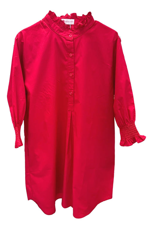 Kimberly Dress - Red Dress Caryn Lawn 