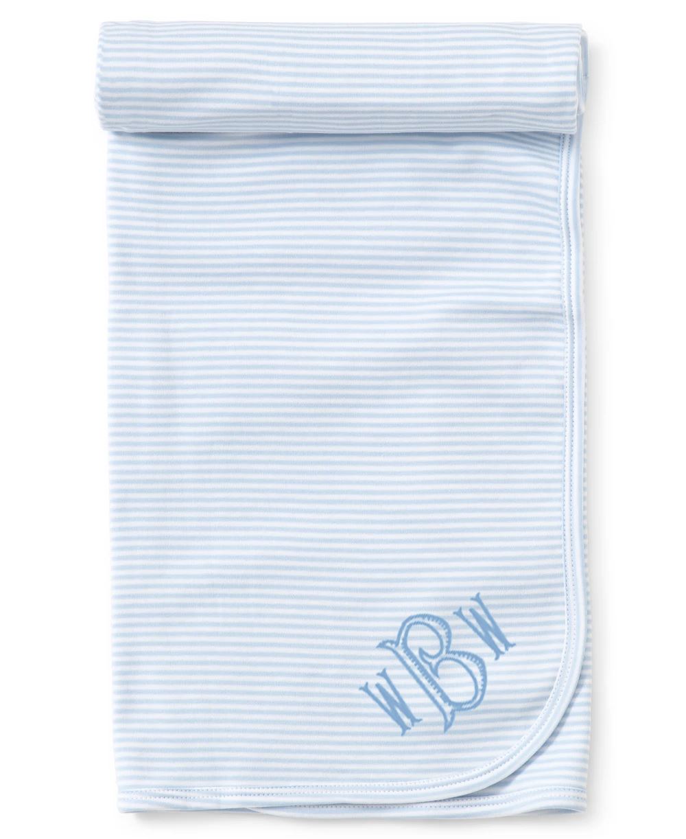 Kissy Basic Blue Striped Blanket Baby Blanket Kissy Kissy 