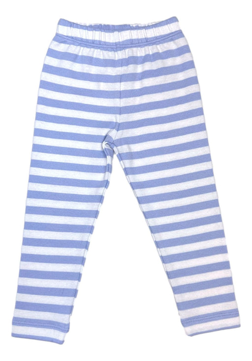 Knit Striped Leggings - Light Blue Leggings Luigi 