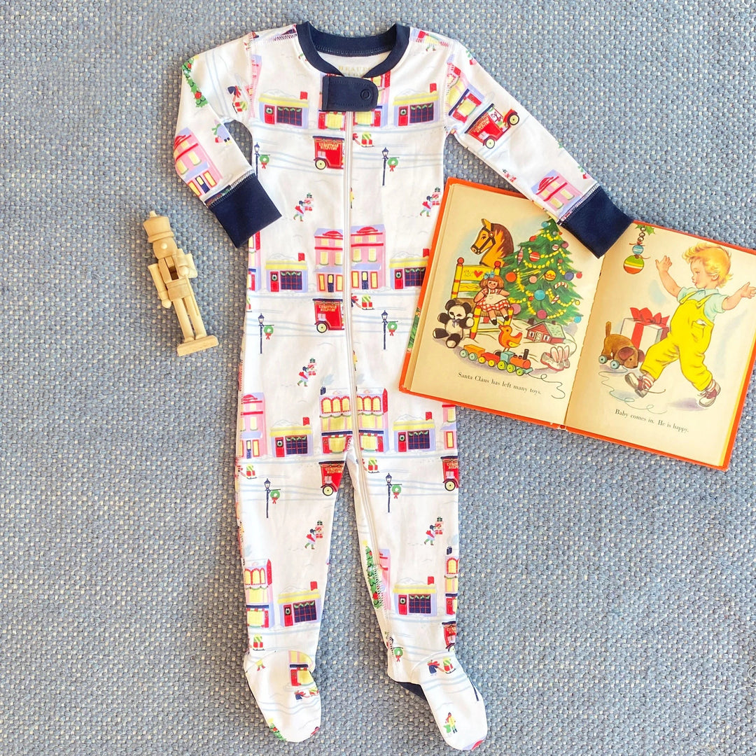 Knox's Night Night - Merry Little Main Street Boy Pajamas Beaufort Bonnet 