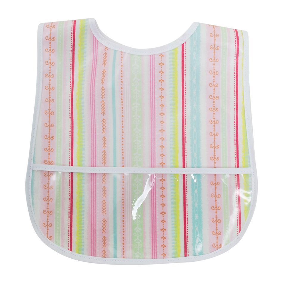 Laminated Bib Bibs 3 Marthas Fairytale Stripes 