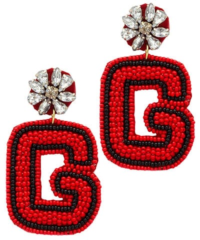 Letter "G" Beads Earring Earrings Golden Stella 