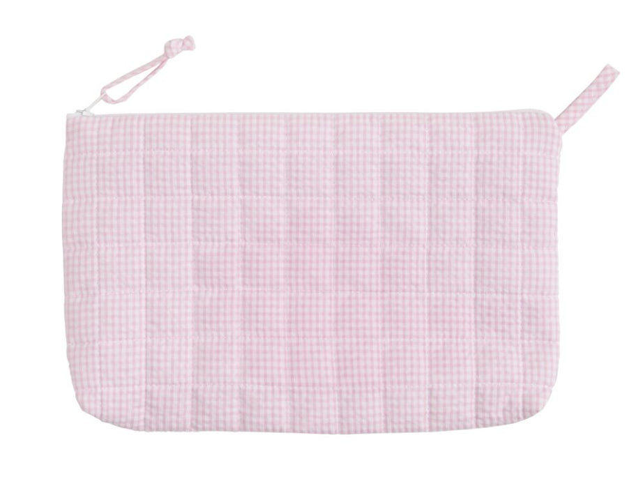 Light Pink Quilted Luggage Bags and Totes Little English Cosmo 