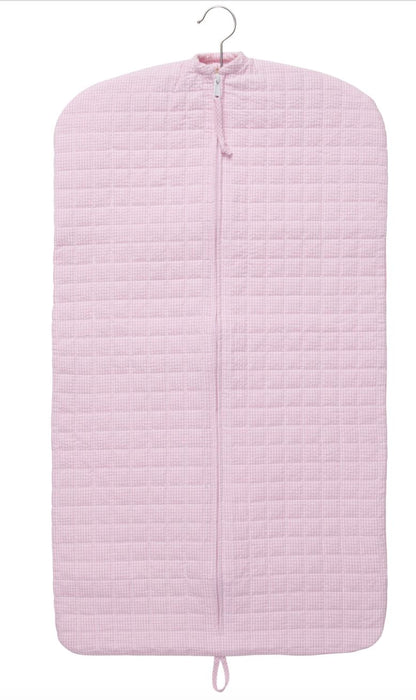 Light Pink Quilted Luggage Bags and Totes Little English Garment Bag 