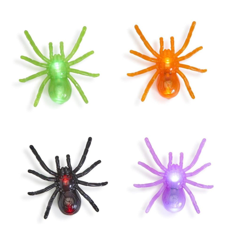 Light Up Stick On Spiders Activity Toy Two's Company 