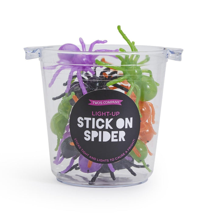 Light Up Stick On Spiders Activity Toy Two's Company 