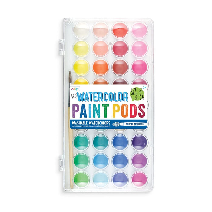 Lil' Paint Pods Watercolor Paint - Set of 36 Activity Toy Ooly 