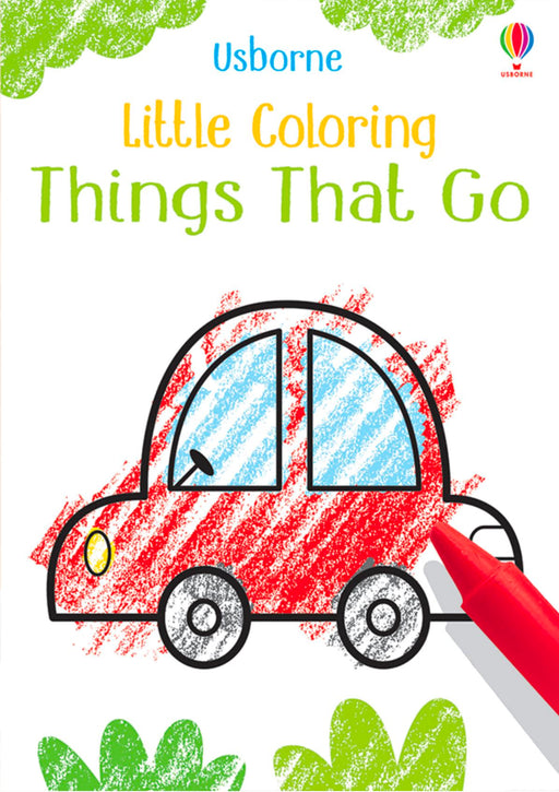 Little Coloring Book - Things That Go Book Usborne 