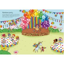 Little First Stickers Rainbows Book Usborne 