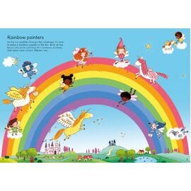 Little First Stickers Rainbows Book Usborne 