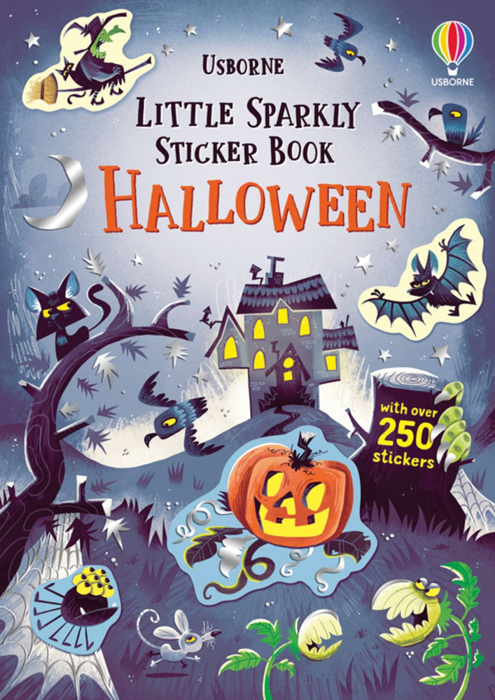 Little Sparkly Sticker Book Halloween Book Usborne 
