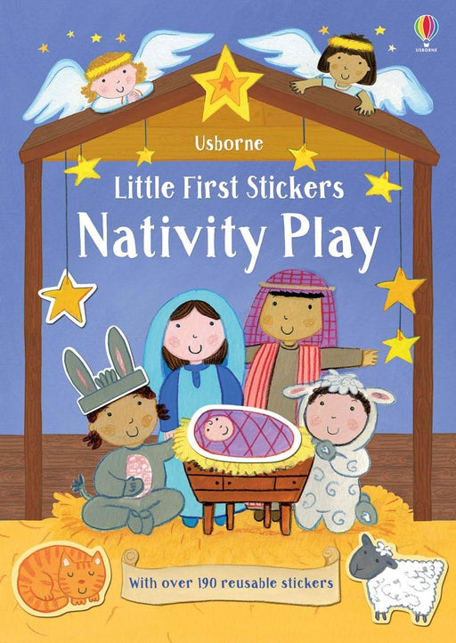 Little Sticker Book - Nativity Book Usborne 