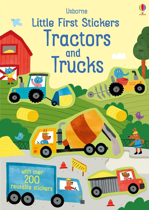 Little Sticker Book - Tractors and Trucks Book Usborne 