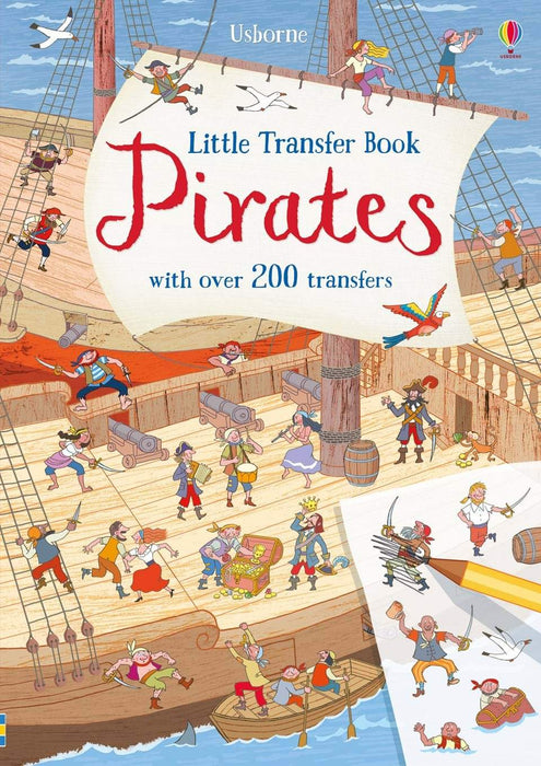 Little Transfers Book - Pirates Book Usborne 