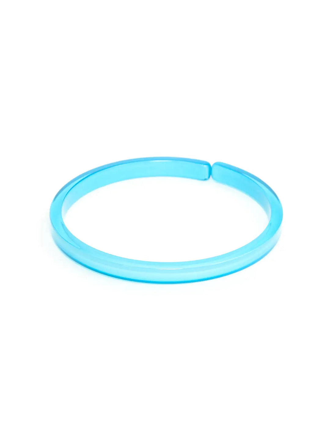 Love Stack Acrylic Bracelets Bracelet Zenzii Jewelry Bright Blue 