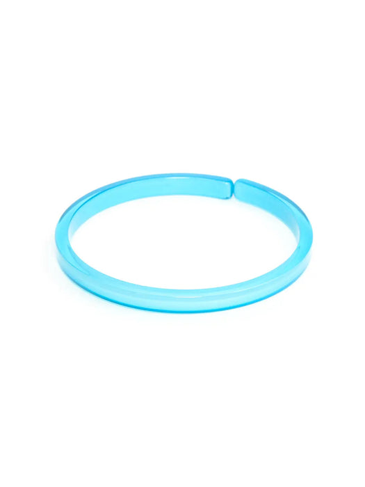 Love Stack Acrylic Bracelets Bracelet Zenzii Jewelry Bright Blue 