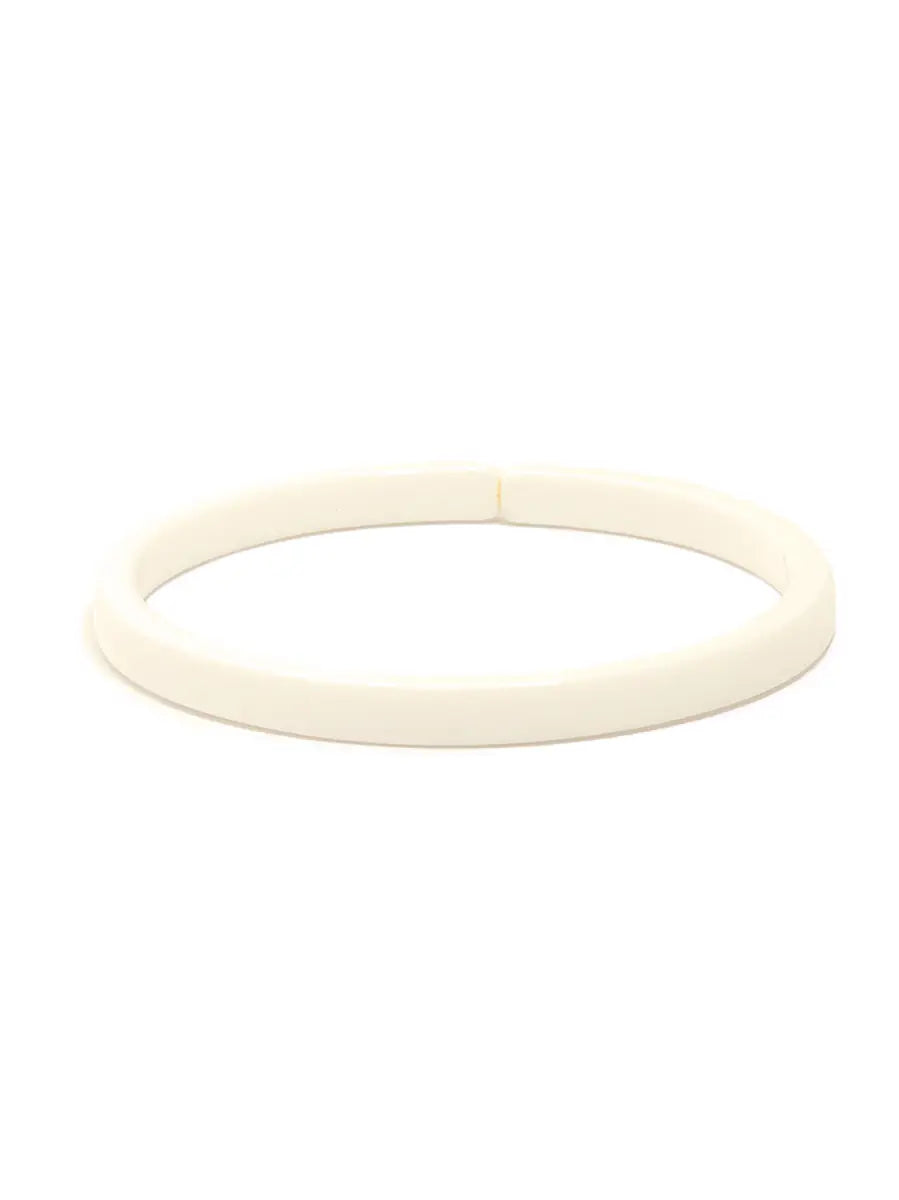 Love Stack Acrylic Bracelets Bracelet Zenzii Jewelry Cream 