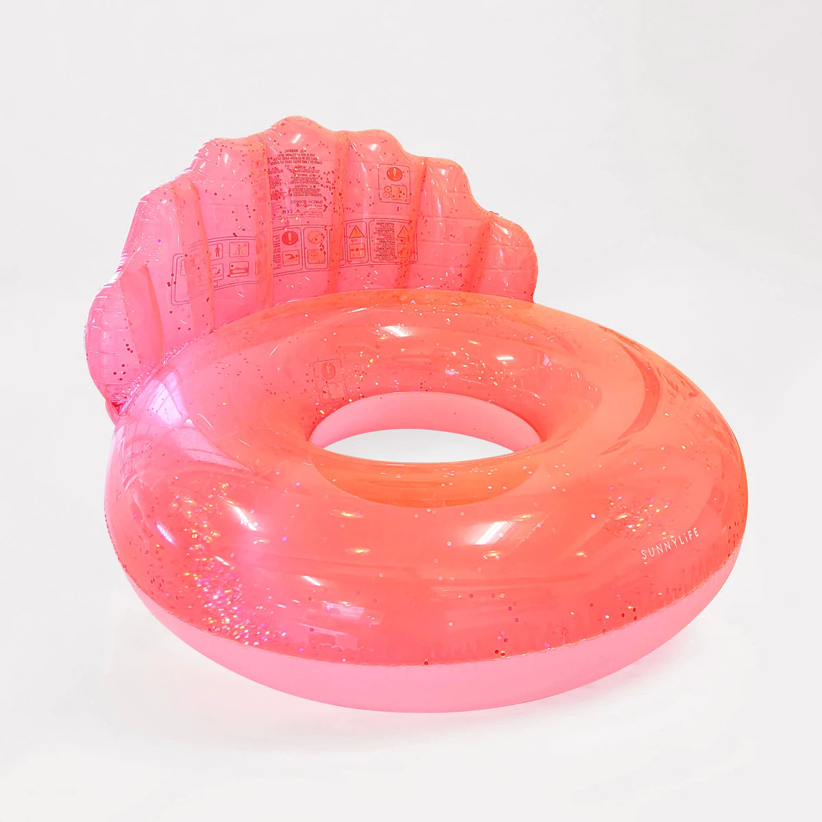 US Toy C6 Large Neon Carnival Rings, Pink