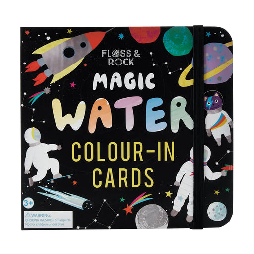 Magic Color Changing Water Cards - Space Activity Toy Floss and Rock 