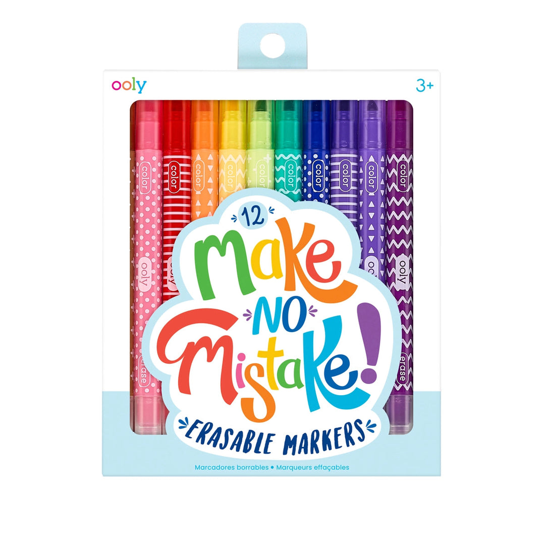 Make No Mistake Erasable Markers Activity Toy Ooly 