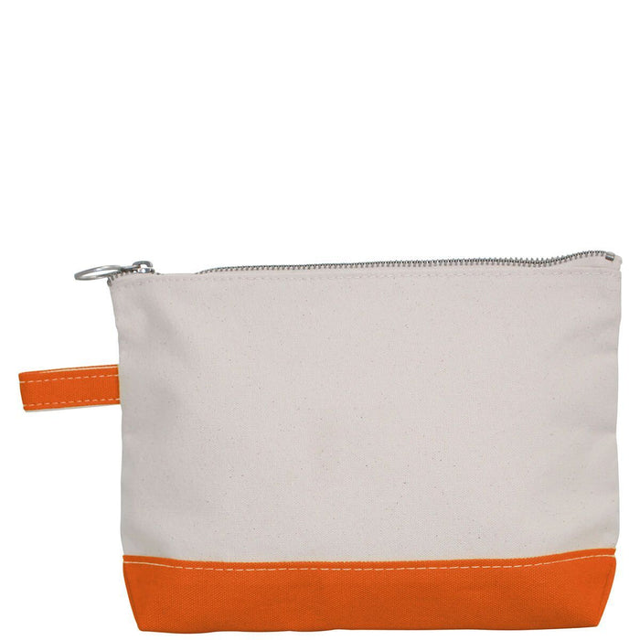 Makeup Zip Pouch Cosmetic/Accessories Bags CB Station Orange