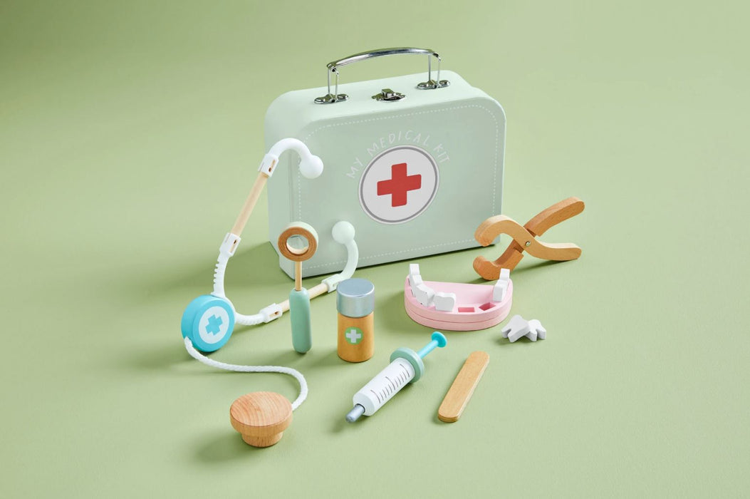 Medical Kit Wooden Set Activity Toy MudPie 