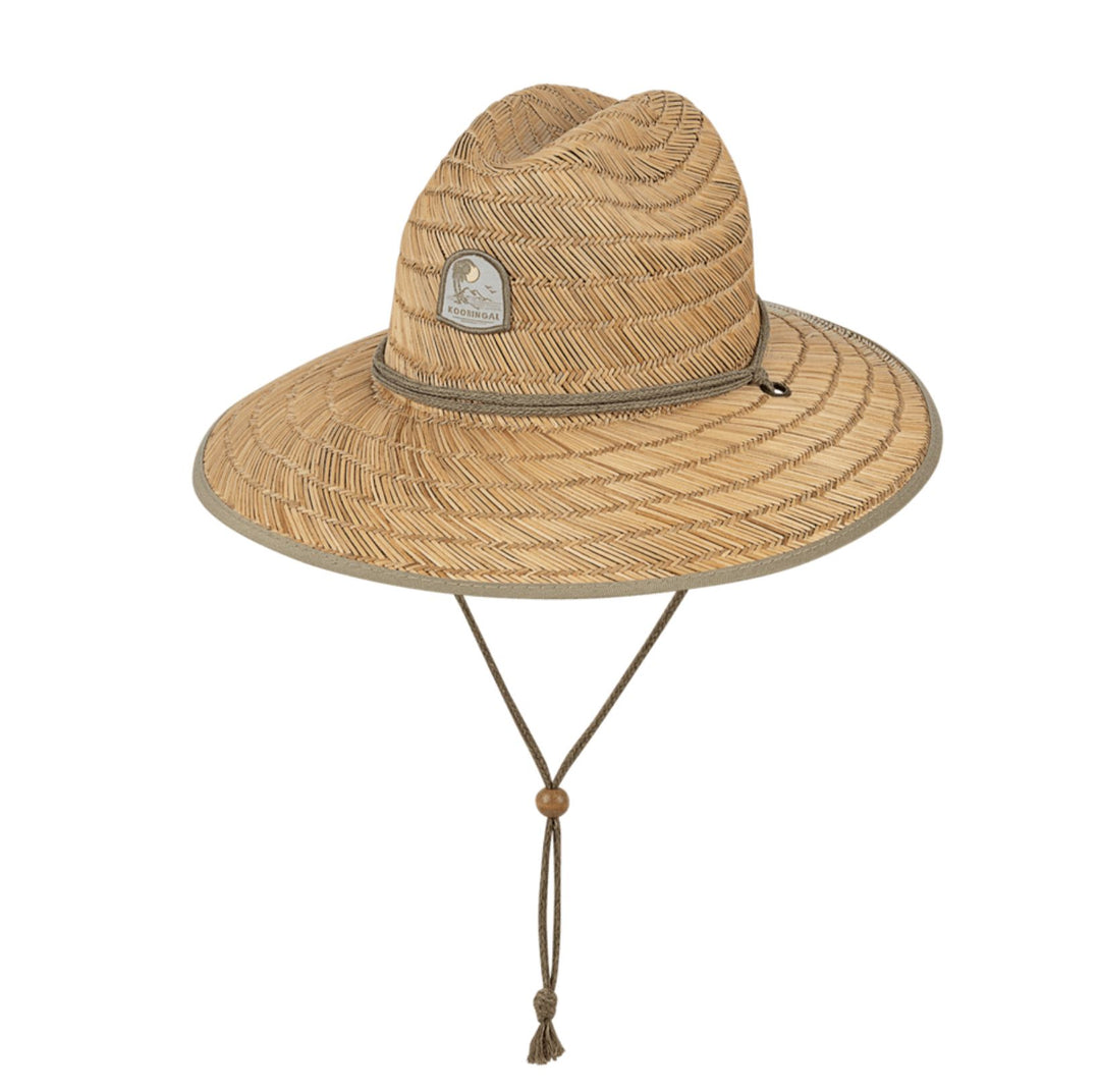 Men's Surf Straw Hat - Hastings sun hat Tank Stream Design 