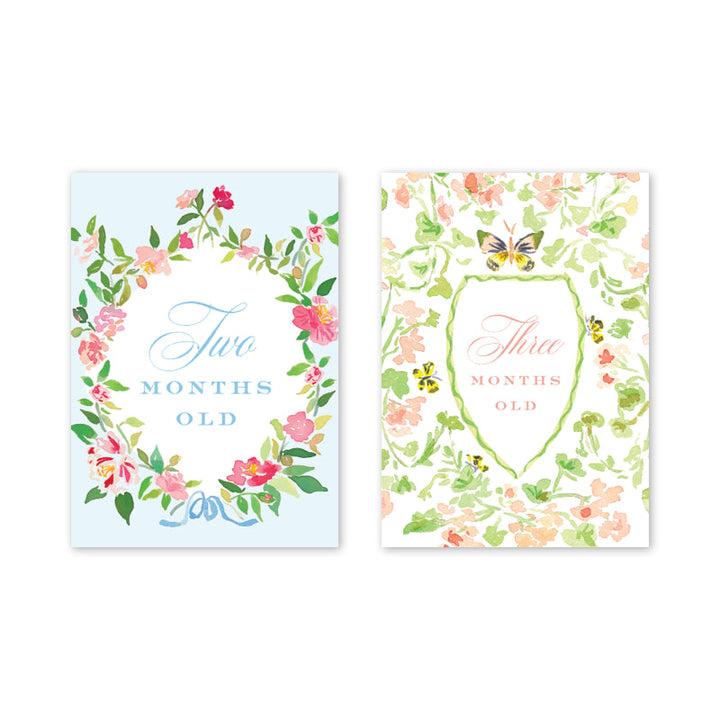 Milestone Cards - Floral Crest Milestone Cards Dogwood Hill 