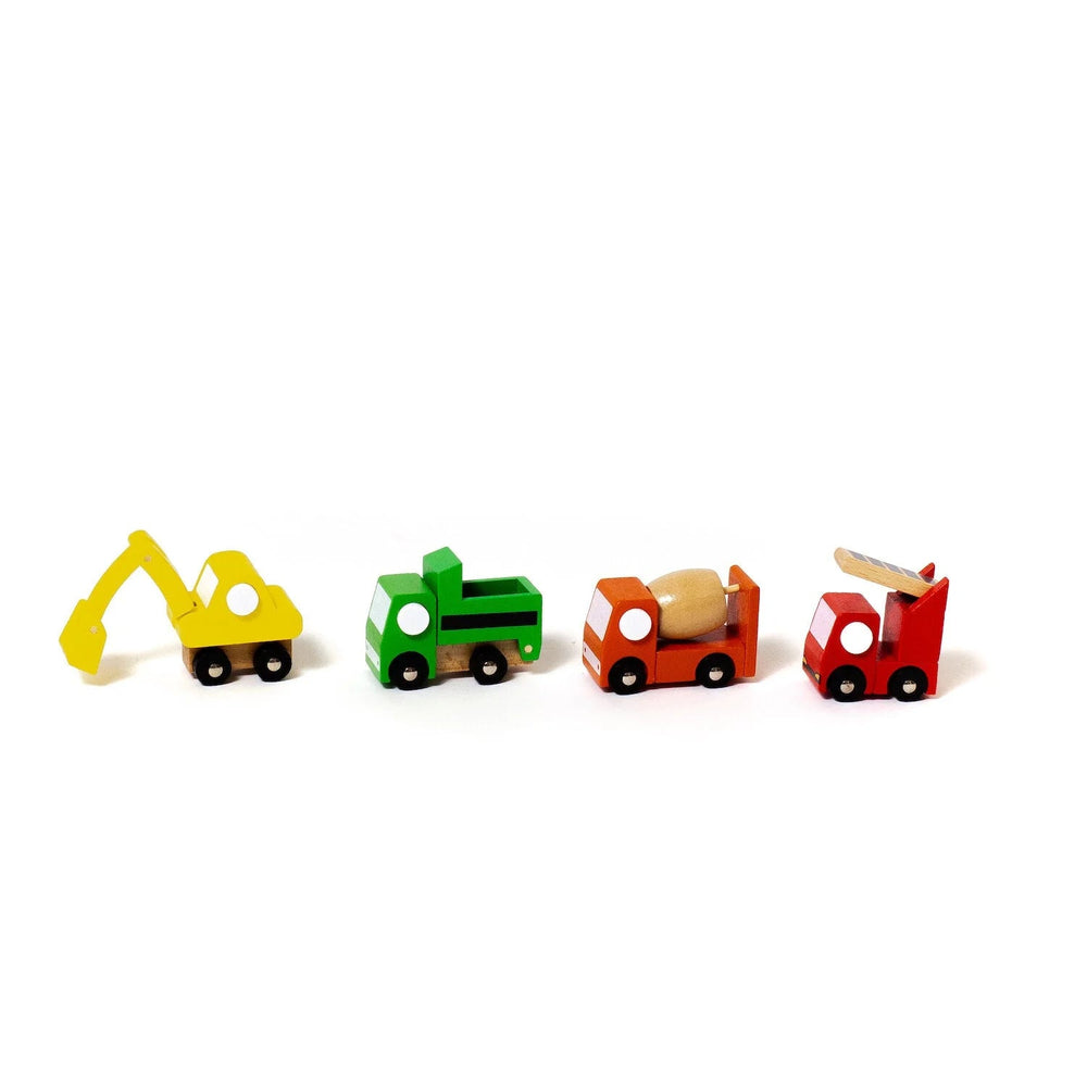 Mini Mover Construction Trucks - Set Of 4 Mini Toys Jack Rabbit 