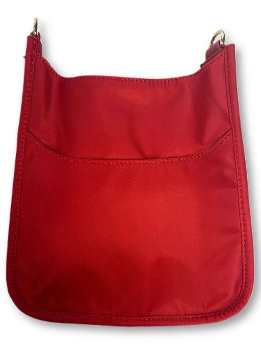 Mini Nylon Messenger Bag Bags and Totes Ahdorned Red 