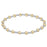 Mixed Metal - Classic Sincerity Pattern Bead Bracelets Bracelet eNewton 4mm 