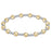 Mixed Metal - Classic Sincerity Pattern Bead Bracelets Bracelet eNewton 5mm 
