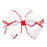Moonstitch Bow - Small Hair Bows WeeOnes Red 