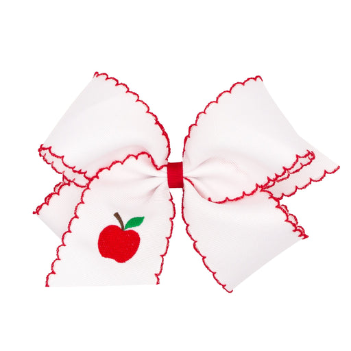 Moonstitch Harvest Bow - King - Apple Hair Bows WeeOnes 