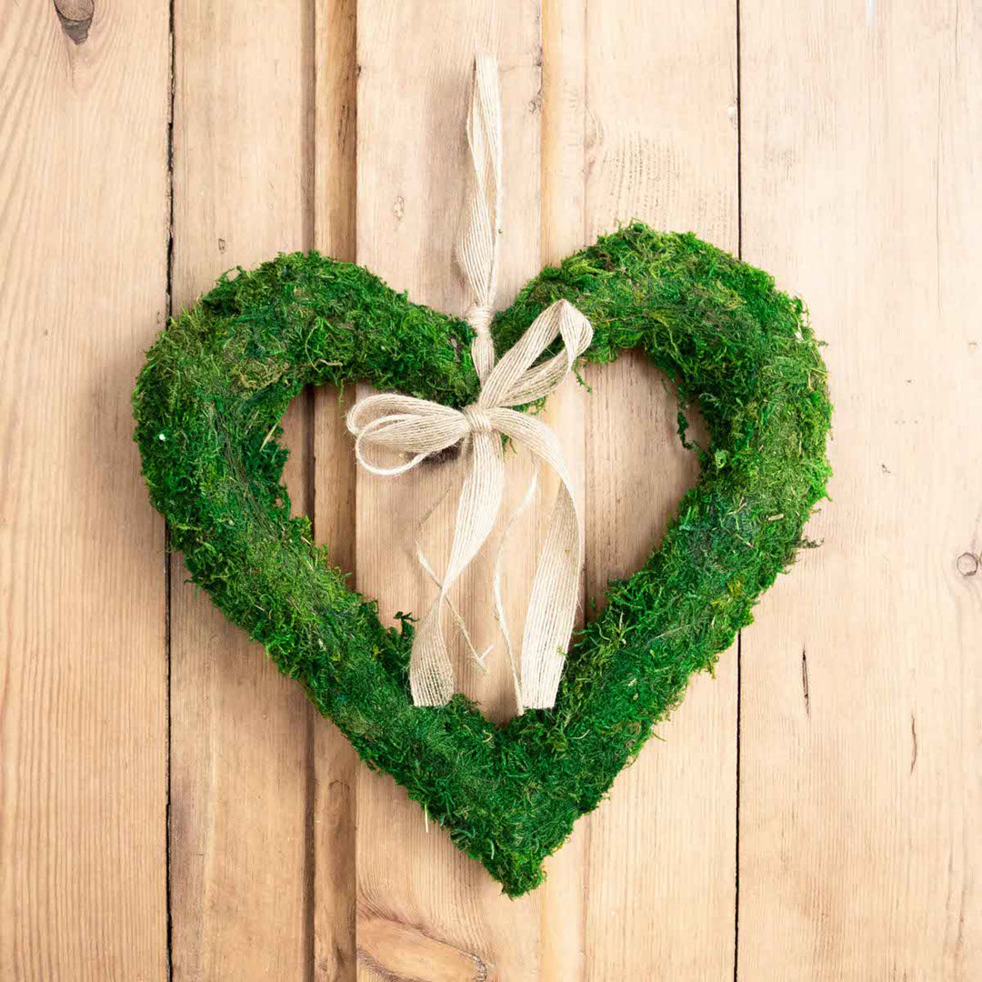 Moss Heart Hanging Decor Home Decor The Royal Standard 