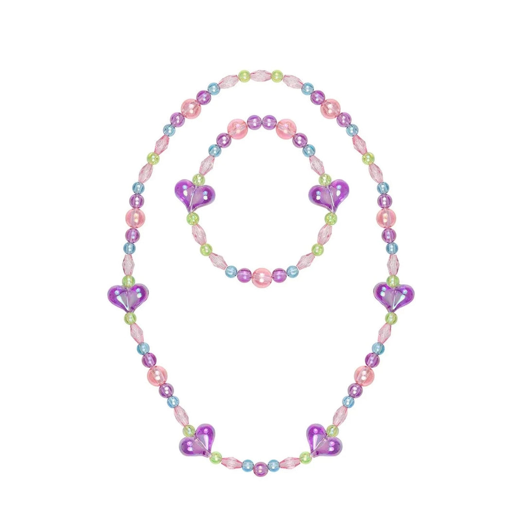 My Heart Will Go On Necklace and Bracelet Set Costume Jewelry Great Pretenders 