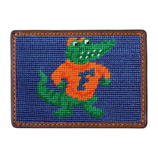 Smathers & Branson Louisiana State University Needlepoint Credit Card Wallet  – Country Club Prep