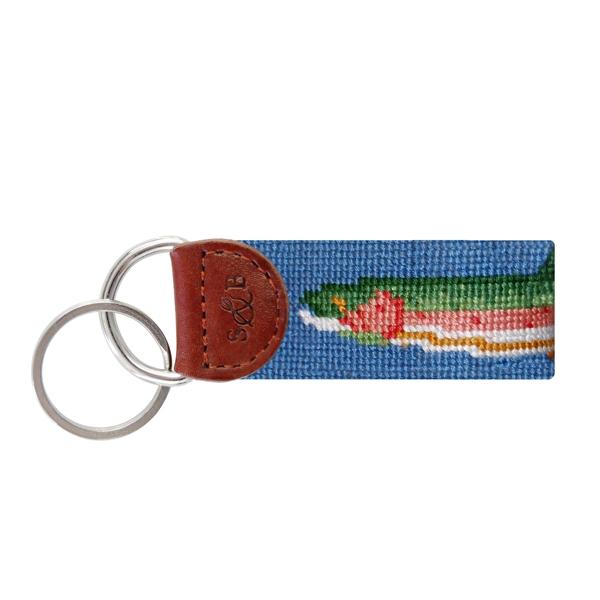 Needle Point Key Fob Key Fobs Smathers and Branson Big Trout