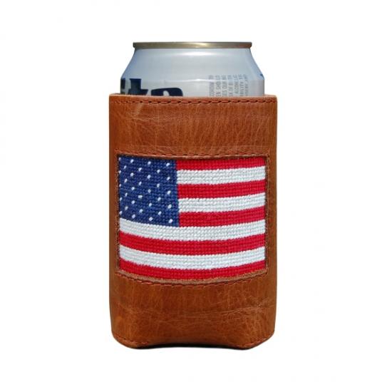 Needlepoint Can Cooler – The Horseshoe Crab