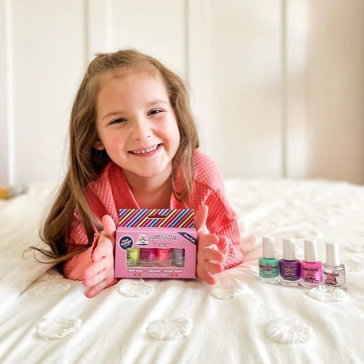 Neon 4 Color Box Set Nail Polish Piggy Paint 