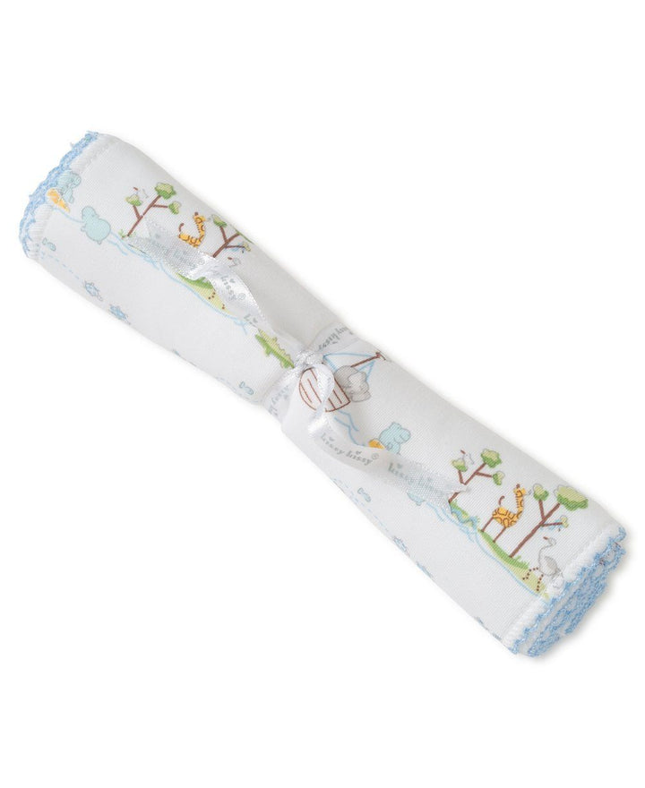 Noah's Ark Burp Cloth Burp Cloths Kissy Kissy Blue 