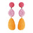 Ombre Lido Drop Earring - Pink Earrings St. Armands Designs 