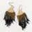 Ombre Seed Bead Earrings Earrings Ink and Alloy 