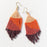 Ombre Seed Bead Earrings Earrings Ink and Alloy 
